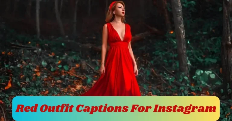 red outfit captions for instagram