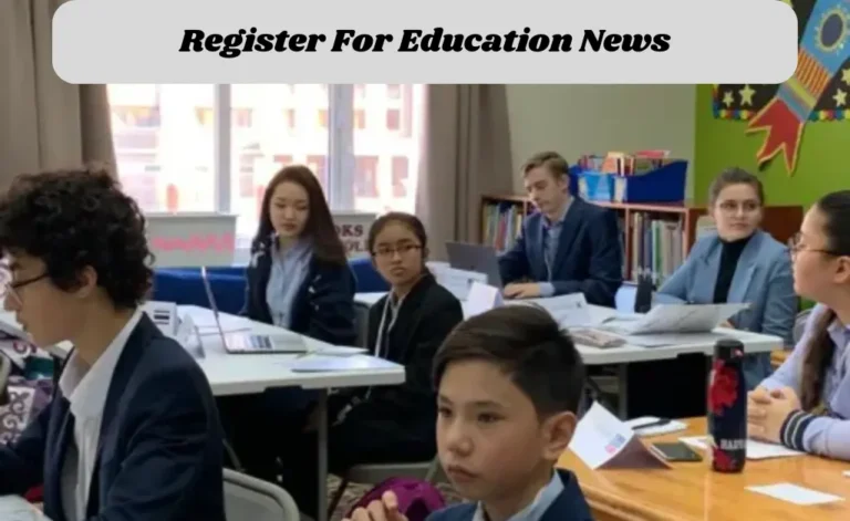 register for education news
